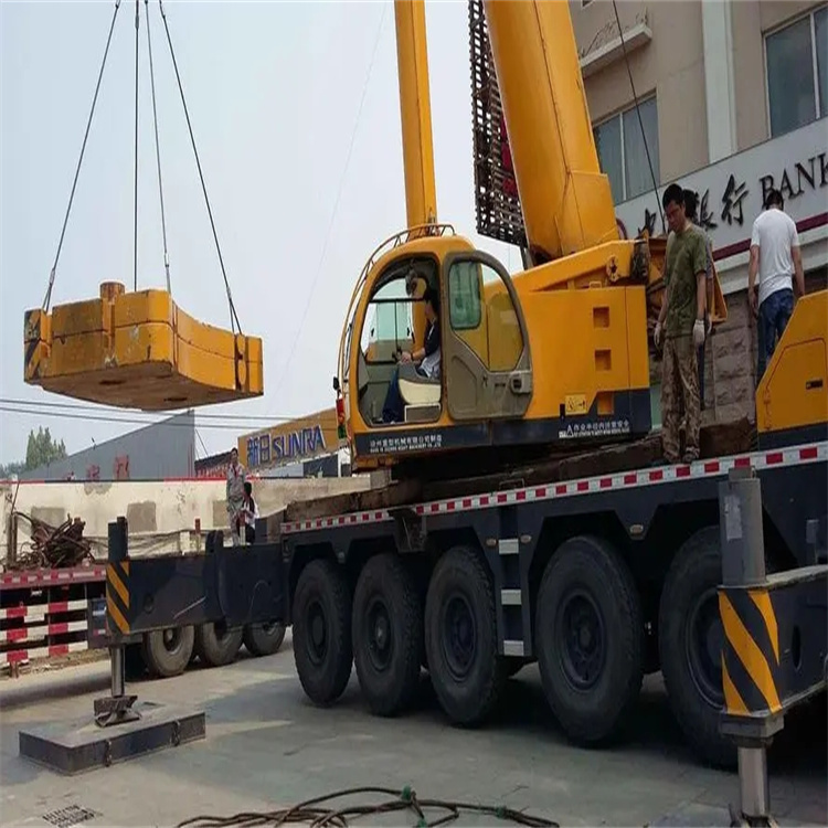 福鼎当地吊车出租|机器吊装|75吨|工厂搬迁服务